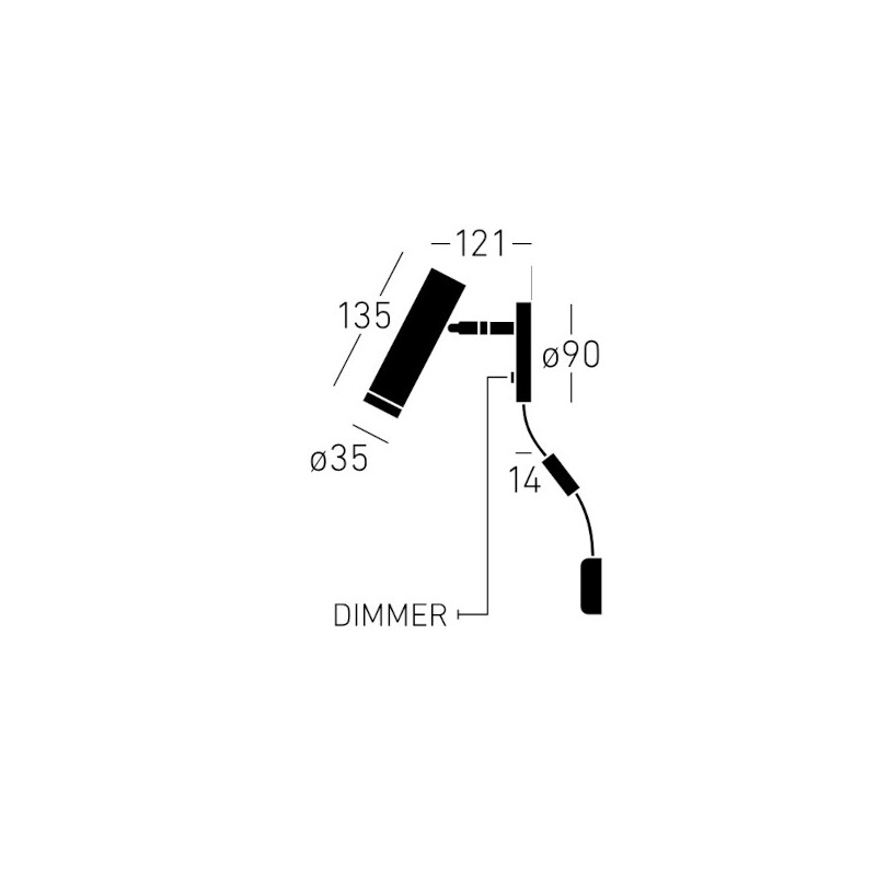 Lampa z abażurem o welurowej fakturze Hilde k1 bl black 1054