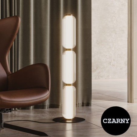 ELMA LAMPA PODŁOGOWA AROMAS CZARNA